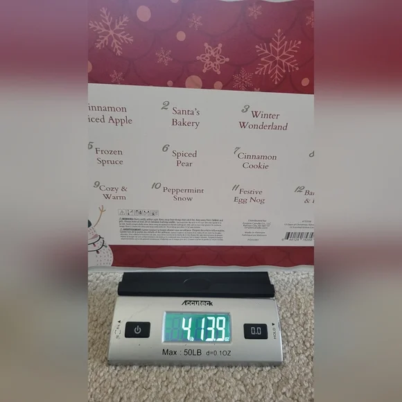 New Empire Candle Co 12 Days of Christmas Advent Calendar Votive Candle Set. - Picture 11 of 11